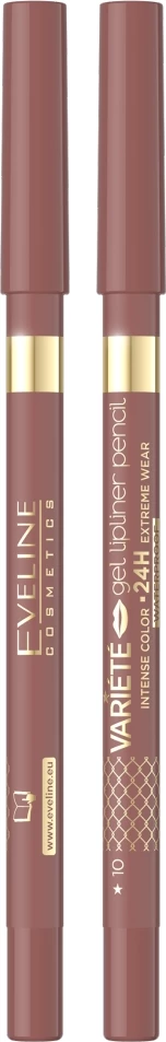 Liner za ustnice Eveline Cosmetics Variety Waterproof Gel Lip Contour Pencil 10 za ženske, 1 kos