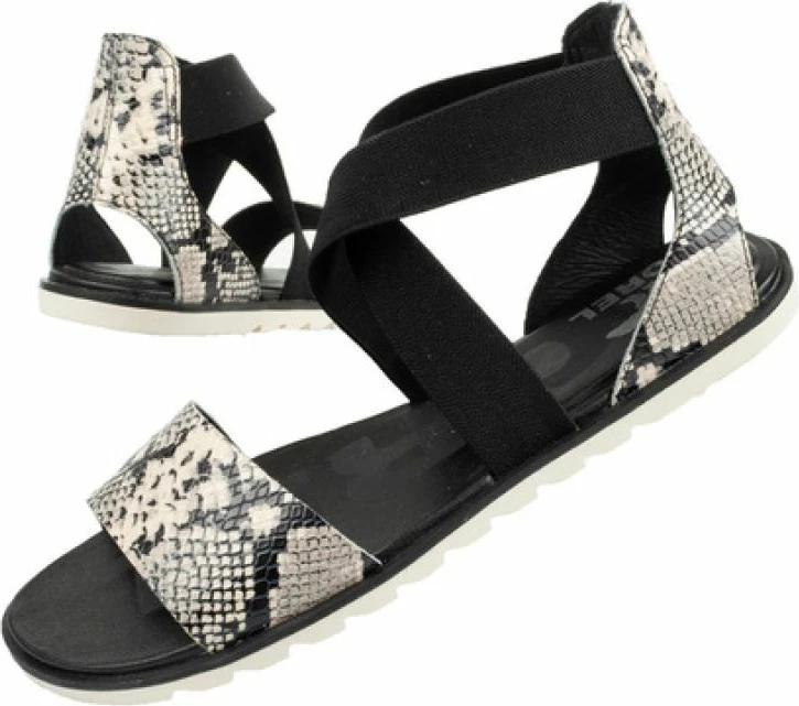 Sandali Ella II Sorel, ženski, črni