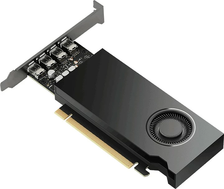 Grafična kartica PNY Quadro RTX 2000E ADA, 16 GB GDDR6, 4× mini DisplayPort, črna