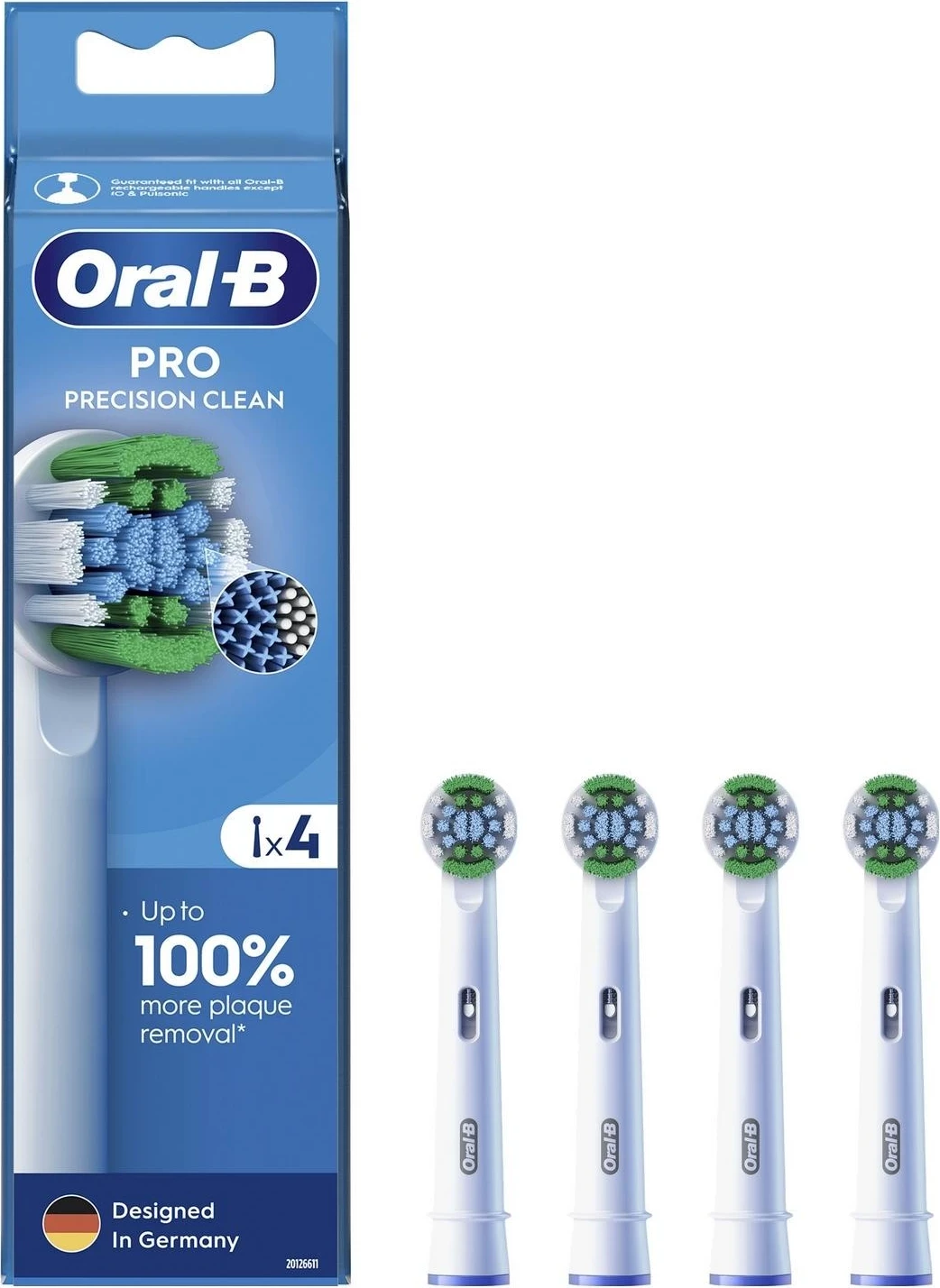 Zamenljive glave za zobno ščetko Oral-B EB20 Precision Clean, bele