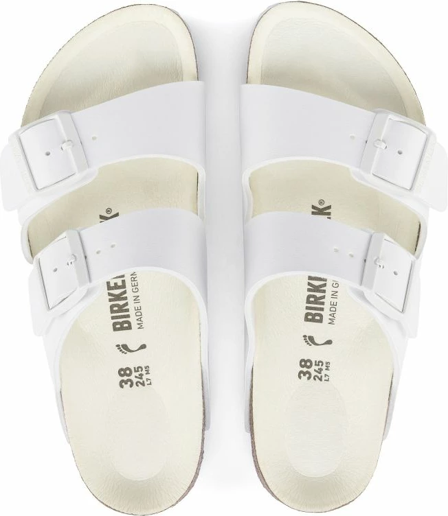 Natikači Birkenstock za ženske in moške, beli
