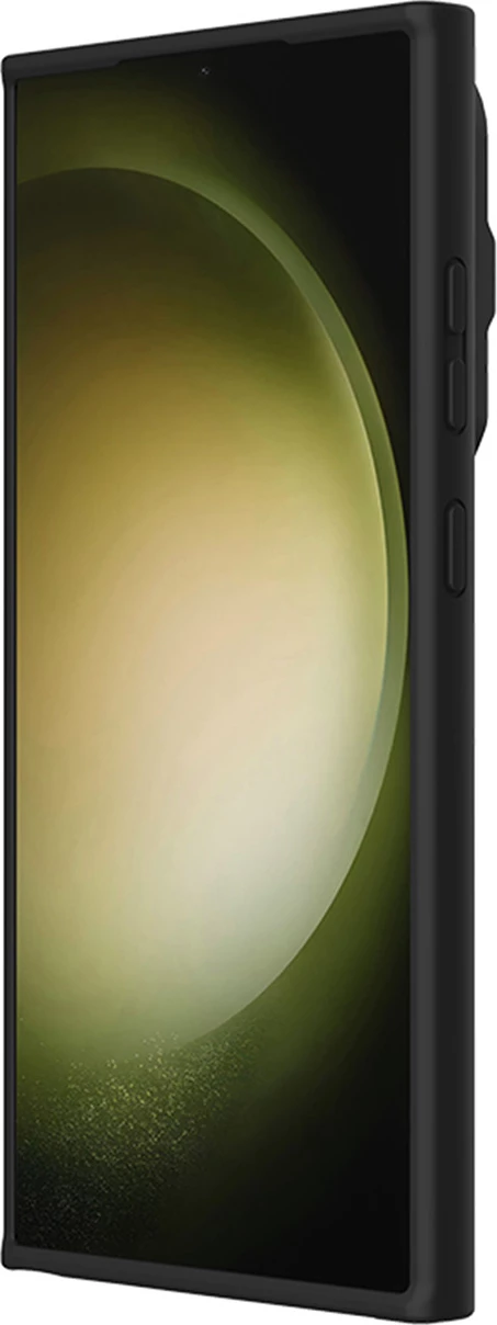 Zaščitni silikonski ovitek CamShield Silky Prop Nillkin za Samsung Galaxy S24 Ultra, črn