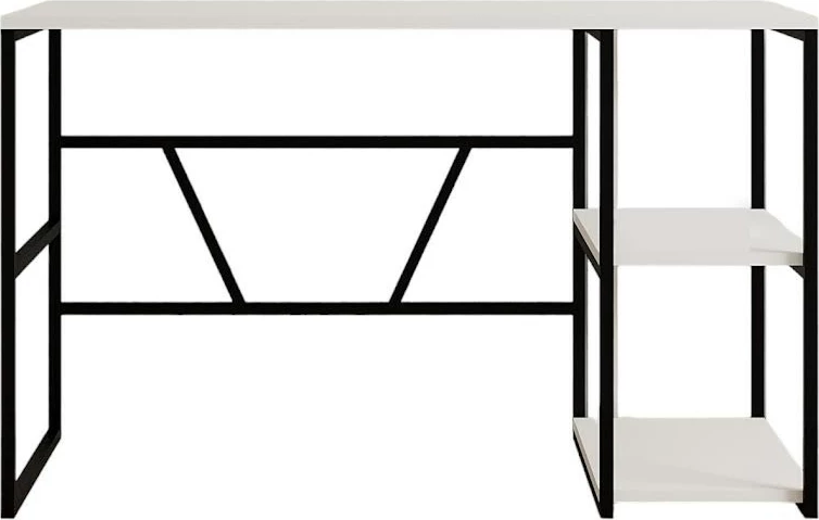 Študijska miza Hanah Home Caste, bela
