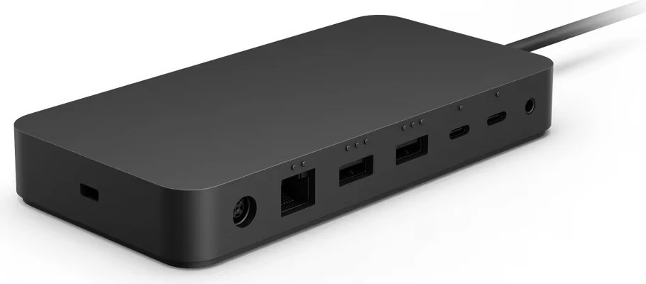 Dock Thunderbolt 4, Microsoft Surface, 165 W, črn