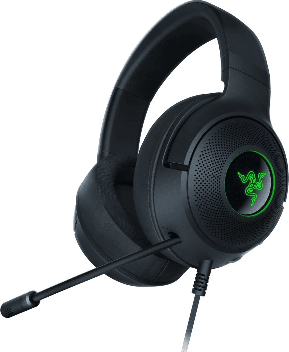 Gaming slušalke z mikrofonom, Razer Kraken V3 X RZ04-03750300-R3M1, RGB osvetlitev, črne