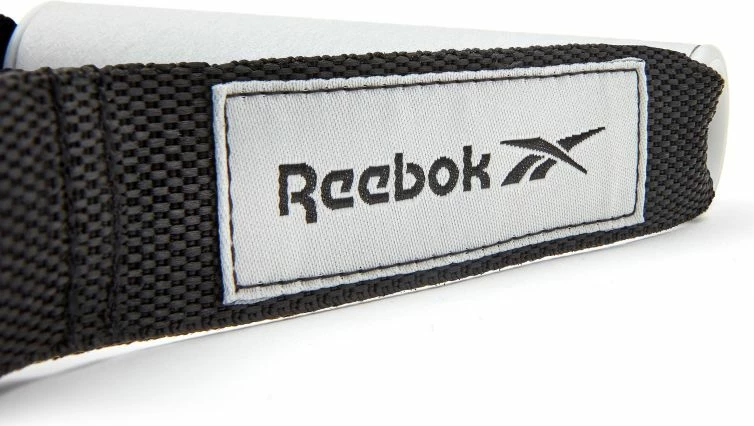 Zgibna elastika za fitnes, Reebok, črna
