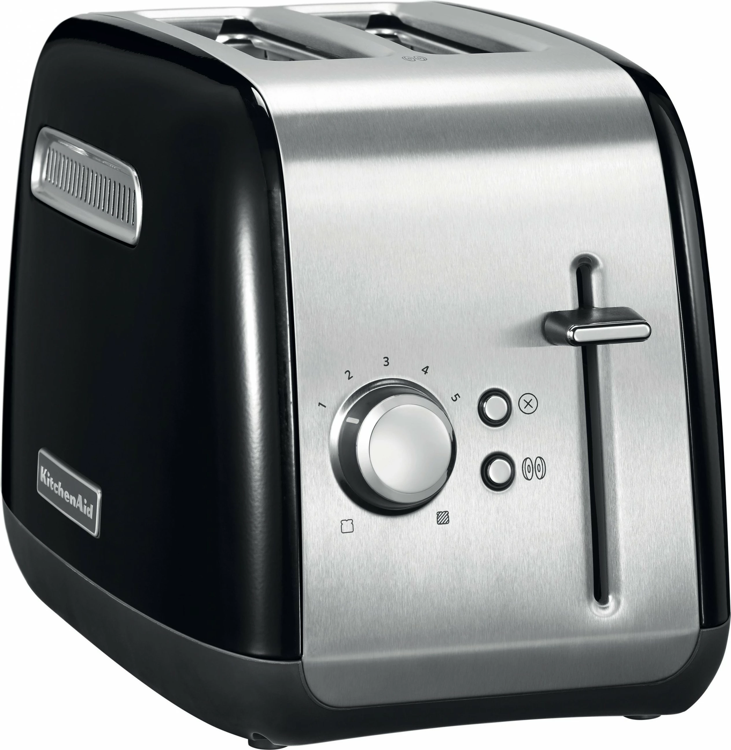 Toster za 2 rezini, 1100 W, črn/inoks KitchenAid 5KMT2115EOB