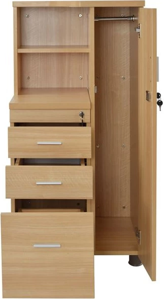 Profesionalna pisarniška omara-garderoba v barvi hrasta FH2052.01R 60x46x120