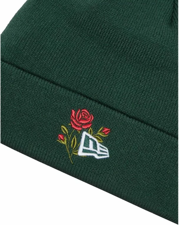 Topla beanie kapa New Era, uniseks, zelena