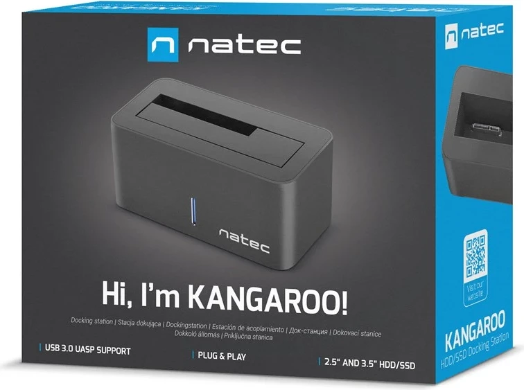 USB-pogon Natec Kangaroo, 3.2 Gen 1, črn