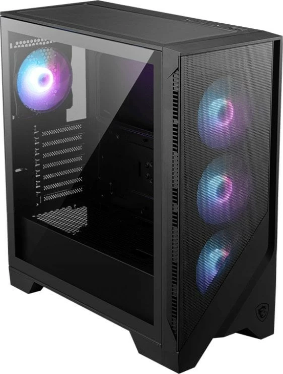 Sodoben računalniški ohišje MAG FORGE 321R AIRFLOW MSI, črno