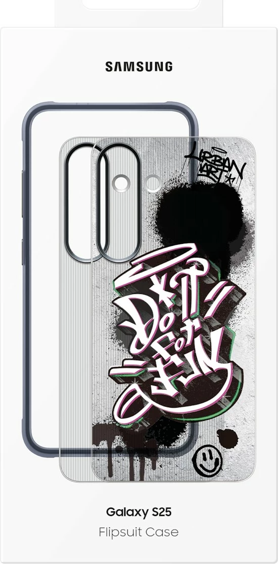 Ovitek za Samsung Galaxy S25, 15,8 cm (6,2"), črn, večbarven