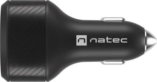 Avto polnilec 84W, Quick Charge 3.0, črn Natec Coney