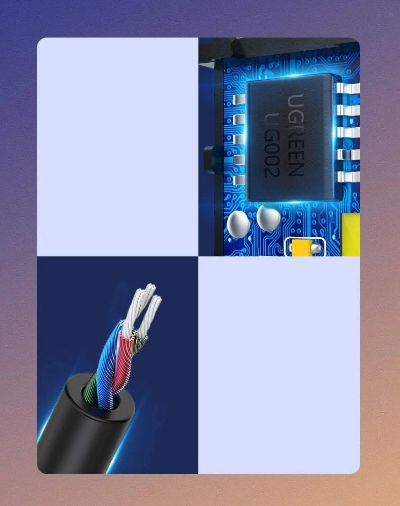 Bluetooth avdio adapter UGREEN CM309, USB, 3,5 mm, črn