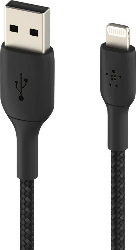 Kabel Lightning na USB A, 1 m, črn - Belkin CAA002BT1MBK