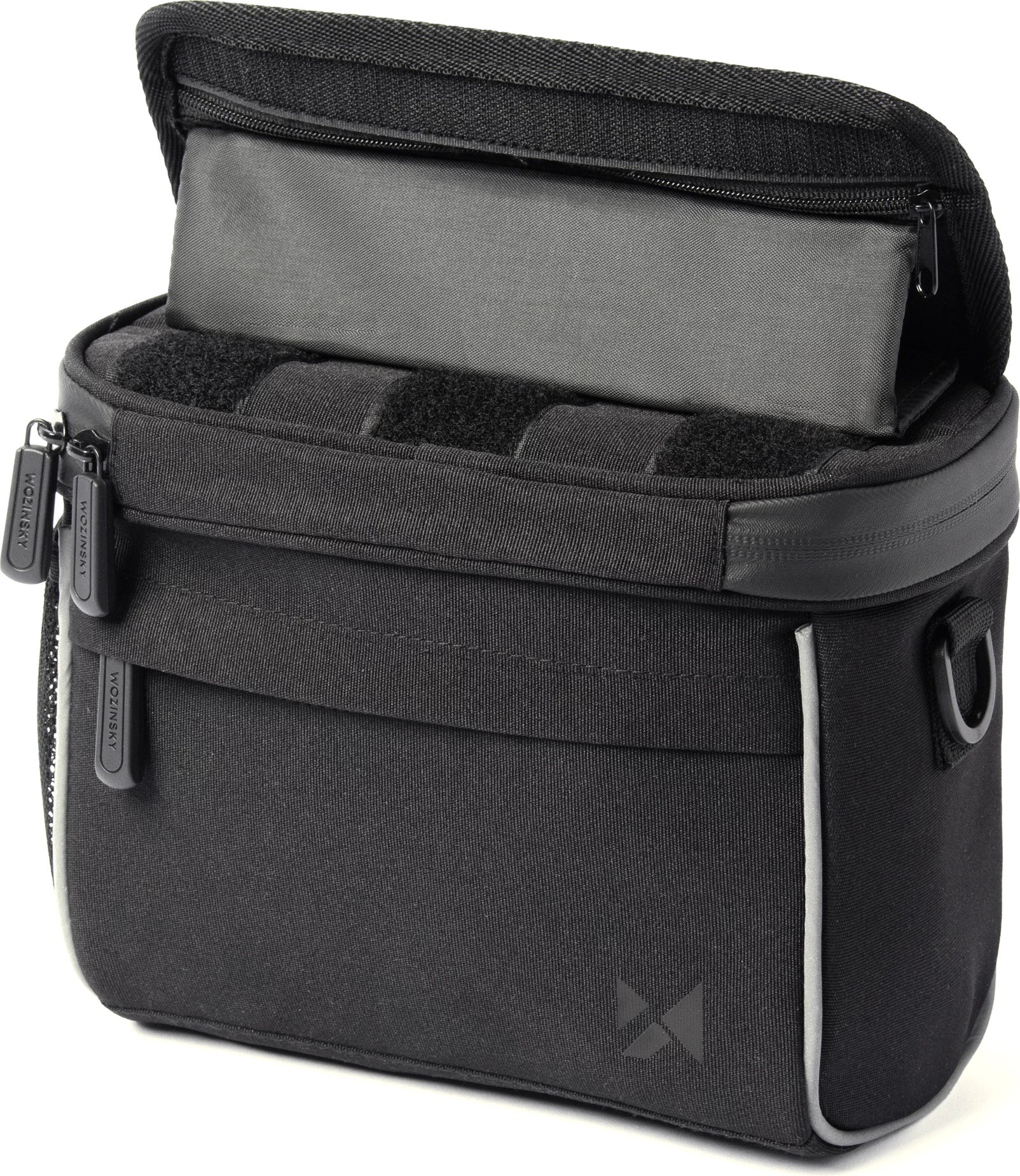 Torba za krmilo/ramenska torba za kolo Wozinsky WBHBB-01, 4 L, črna
