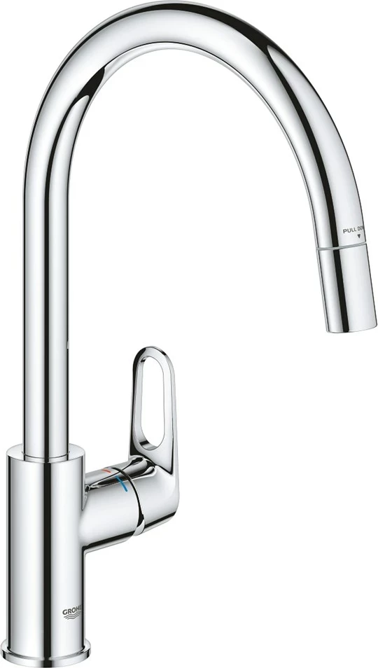 Kuhinjski pipa BauFlow, Grohe, krom