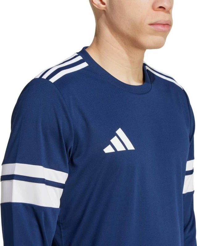 Majica z dolgimi rokavi za moške adidas, navy blue