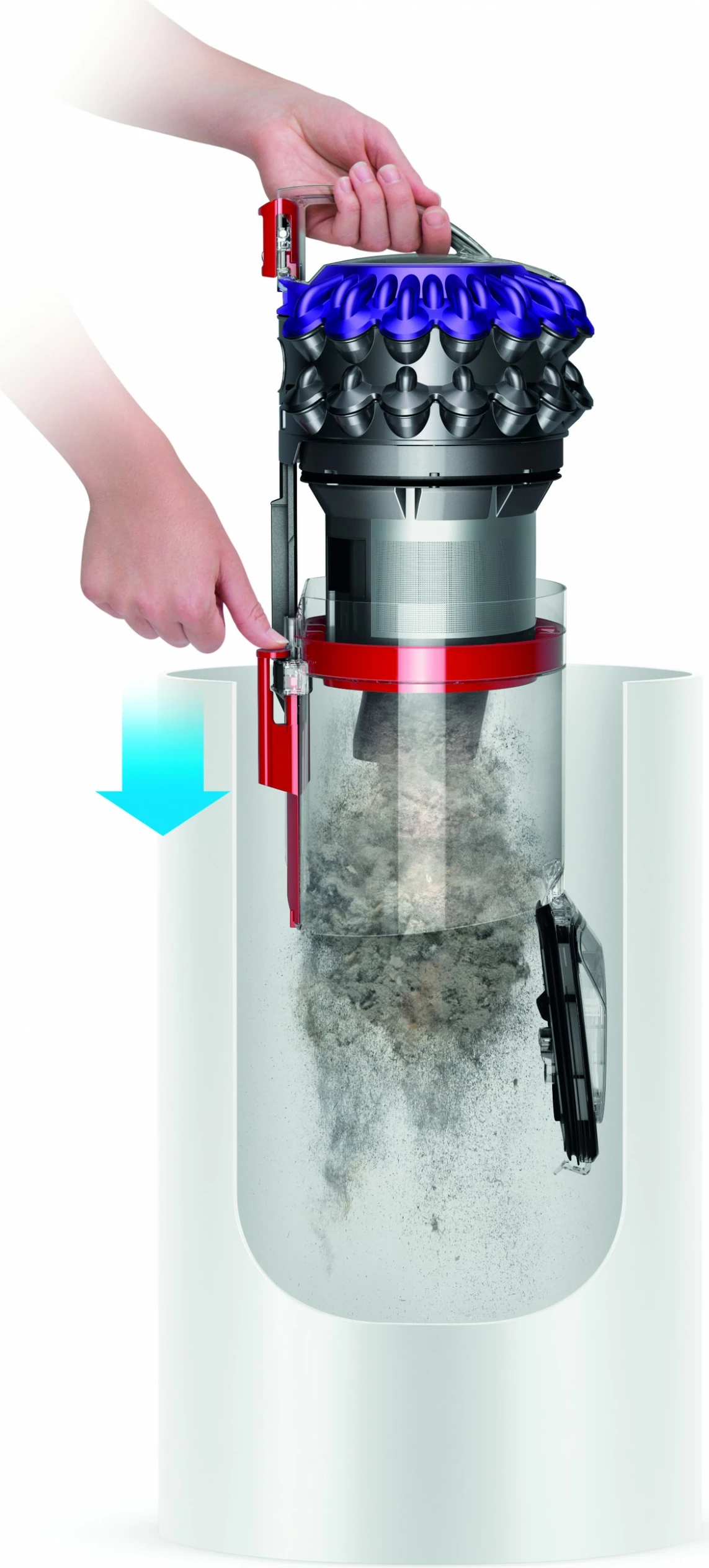 Sesalnik Big Ball Parquet 2 Dyson, 600 W, 1,5 L, srebrna/vijolična