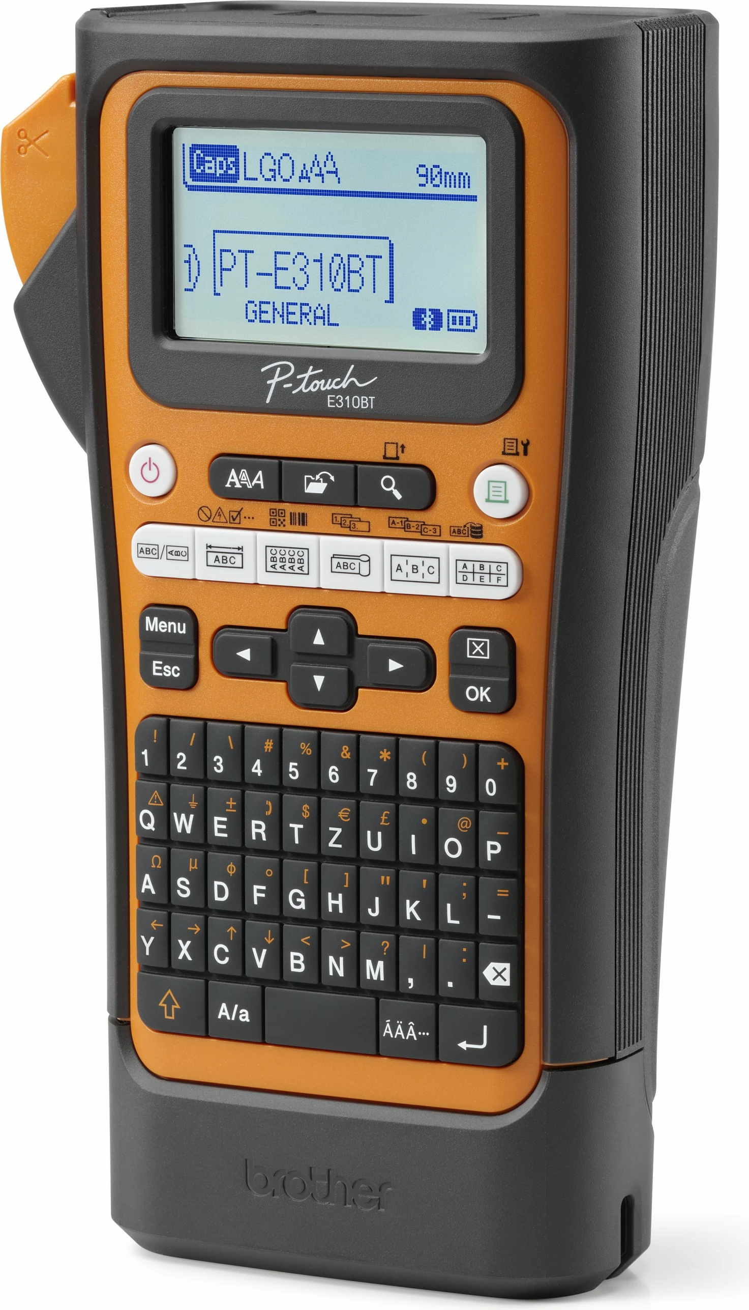 Tiskalnik etiket Brother PT-E310BTVP, QWERTZ, HSE/TZe, 180 x 180 DPI, žični in brezžični