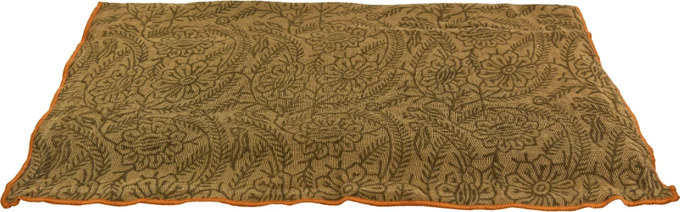Bombažen tekač, olivna, 160 x 50 cm