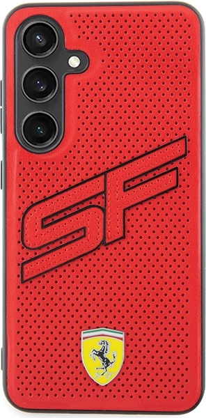 Ovitek za telefon Ferrari Big SF Perforated za Samsung Galaxy S24, rdeč
