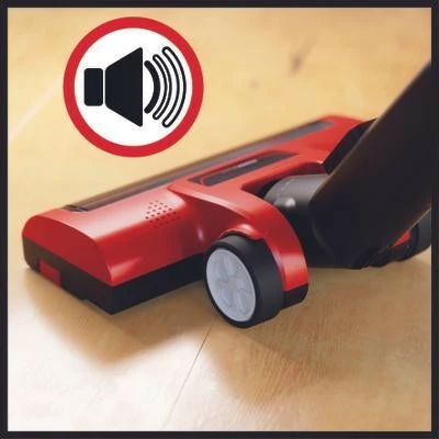 Sesalnik 2-v-1 Einhell TE-SV 18 Li-Solo, brez vrečke, z zamenljivo baterijo, črn/rdeč