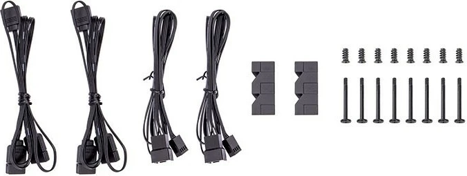 Ventilator za računalniško ohišje Thermaltake CT120 ARGB, 12 cm, 2 kosa, črn