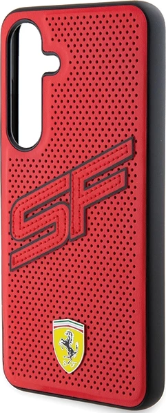 Ovitek za telefon Ferrari Big SF Perforated za Samsung Galaxy S24, rdeč