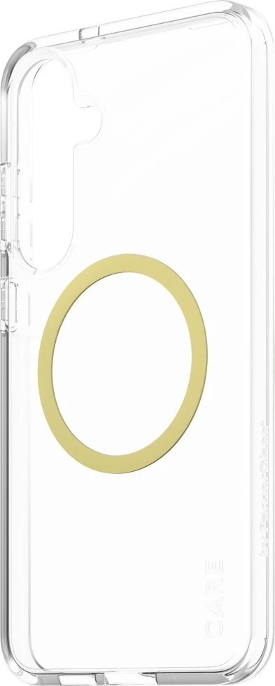 Ovitek za telefon PanzerGlass CARE Flagship Urban Combat Chardonnay za Samsung Galaxy S25+, prozoren