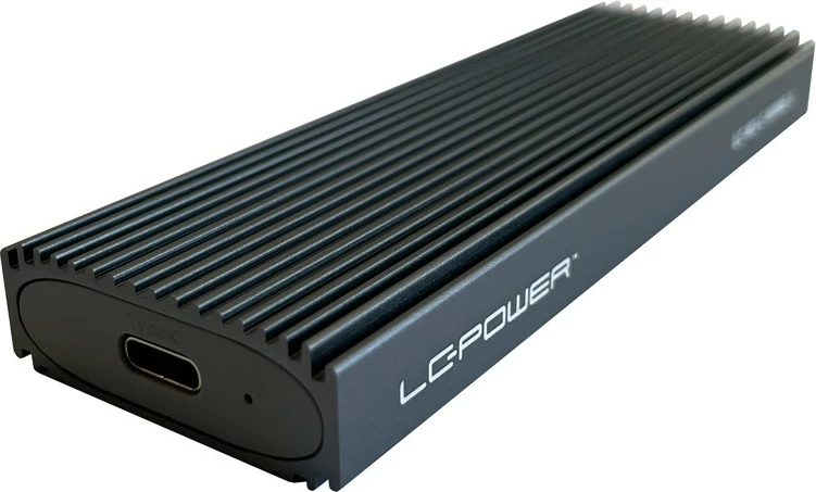 Zunanja ohišje za SSD M.2 LC-Power LC-M2-C-NVME-3, USB Type-C, črno
