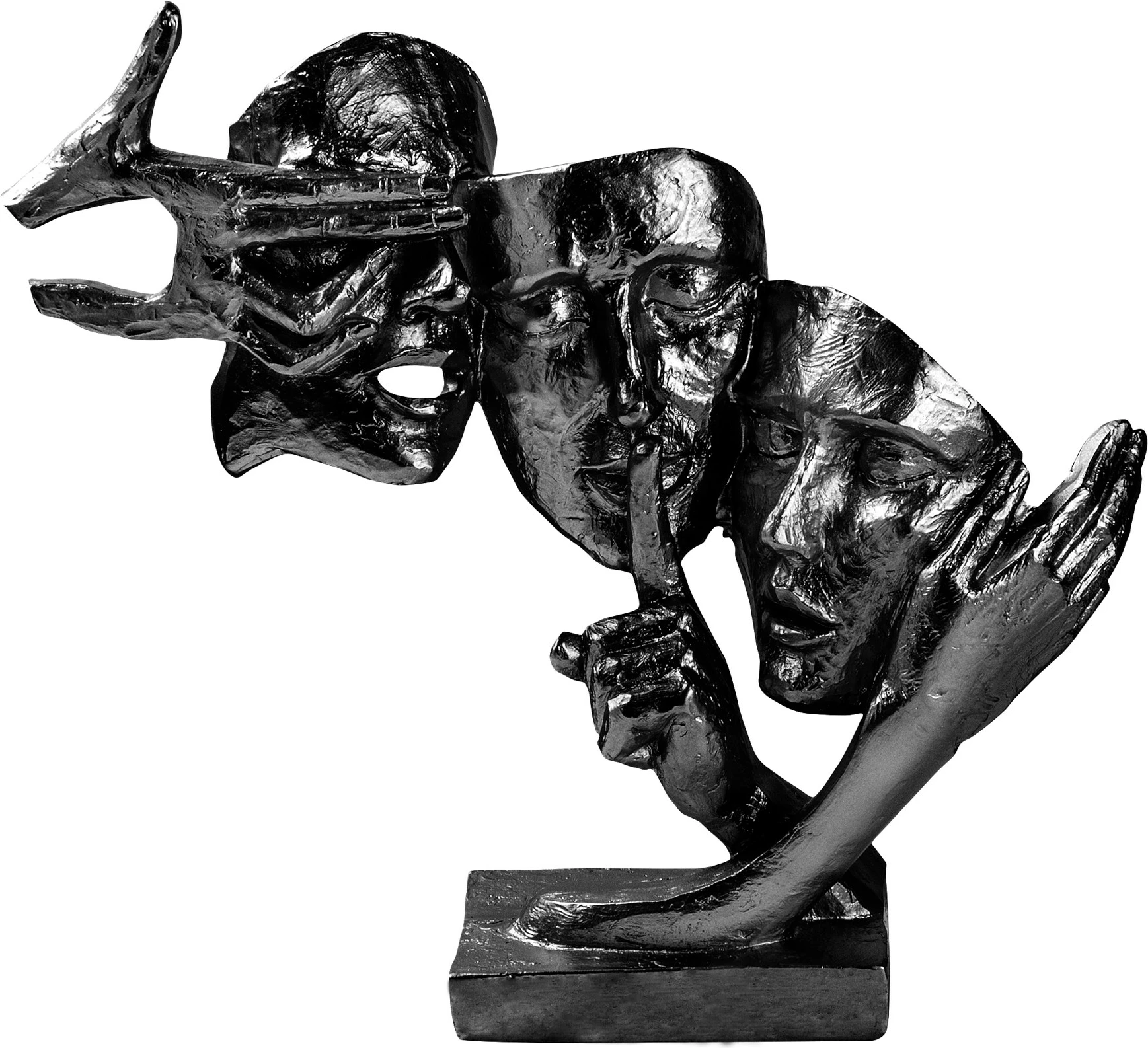 Dekorativni predmet Evila Originals Yak-034-C, črn