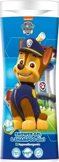 Gel za prhanje in šampon za otroke, Paw Patrol Chase Balloon Gum, 300 ml
