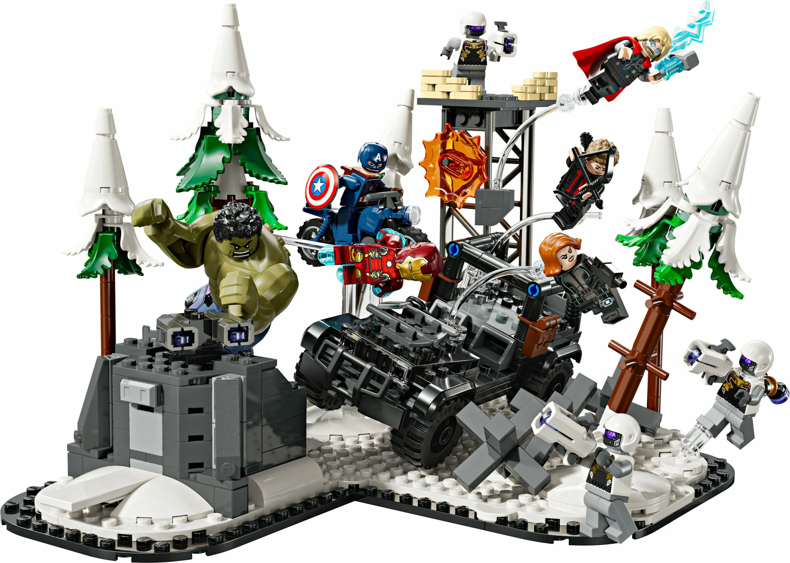 Set za sestavljanje Avengers Assemble: Age of Ultron, LEGO Marvel 76291, 613 kosov, večbarven