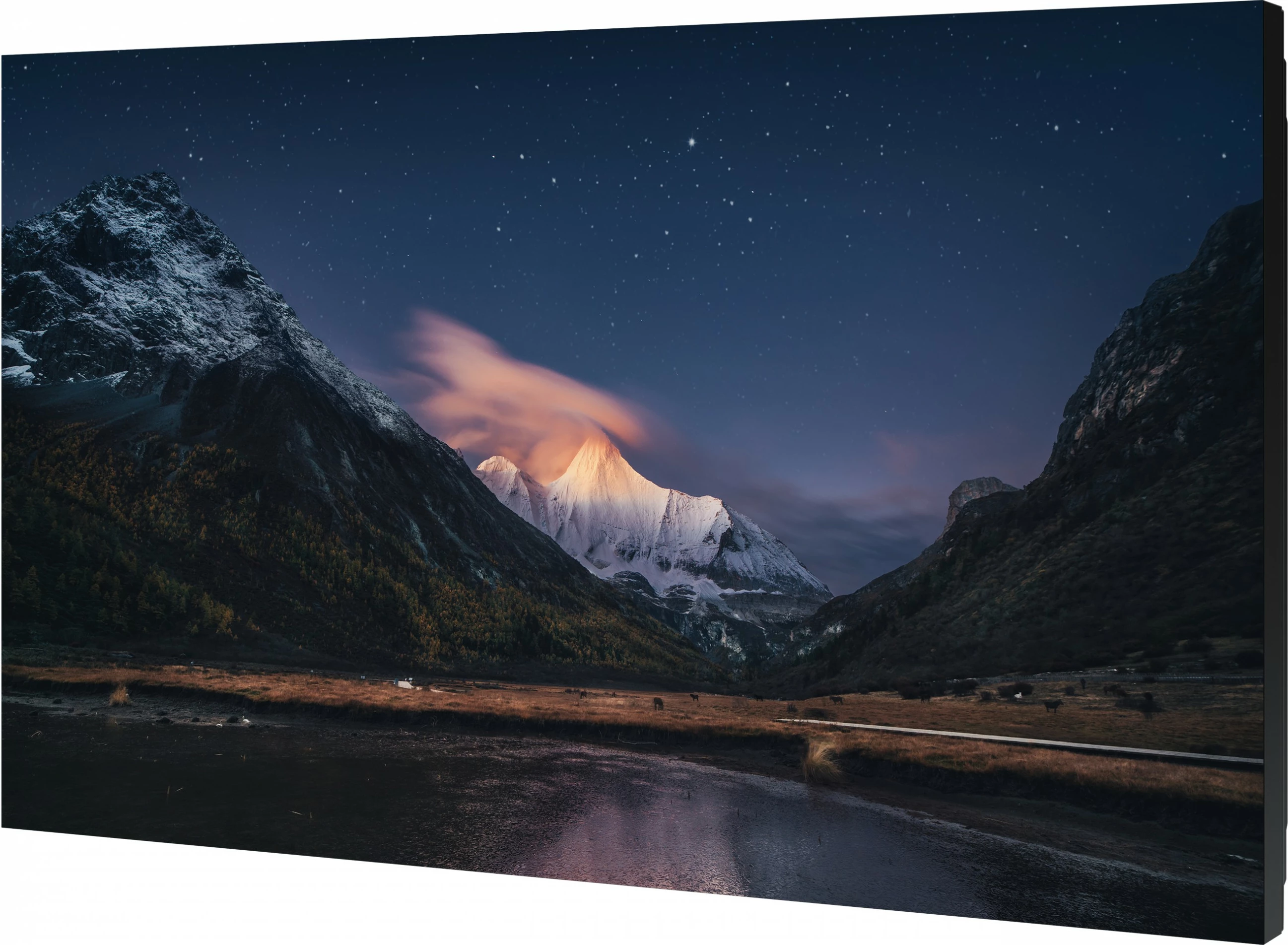 Velik zaslon za digitalno označevanje Samsung VM55B-R, 55 palcev, Full HD, ultra-tanek okvir