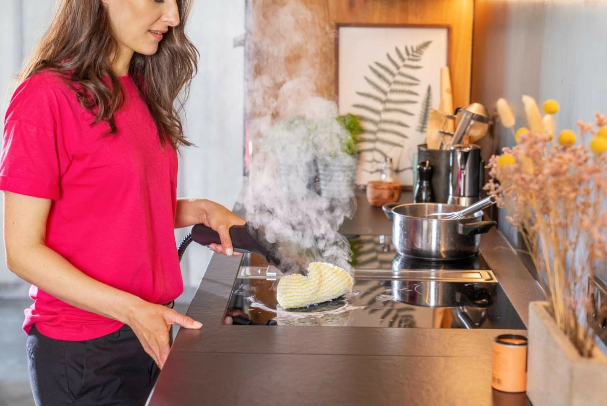 Komplet prevlek za ročni nastavek iz mikrovlaken, Kärcher 2.863-344.0, združljivo s SC 1–SC 5, 2 kosa, bela/rumena