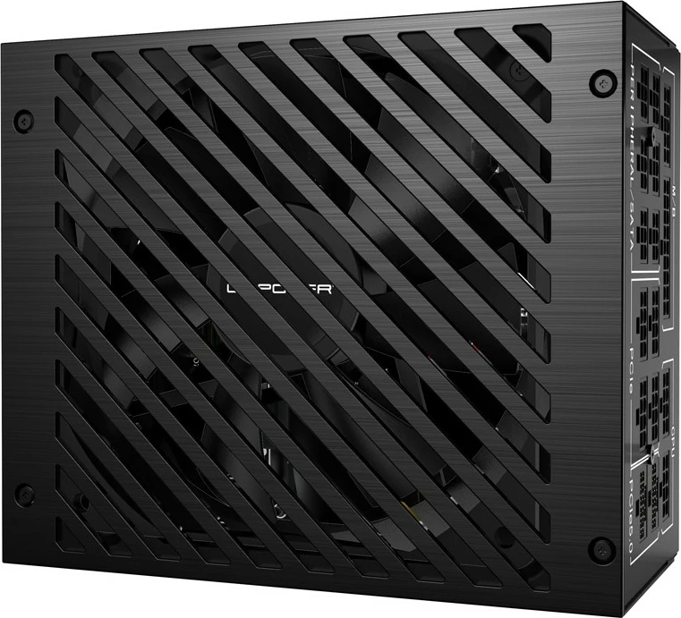 Močnik 850W, 80 PLUS Platinum, popolnoma modularen, ATX 3.0, črn — LC-Power LC850P V3.0