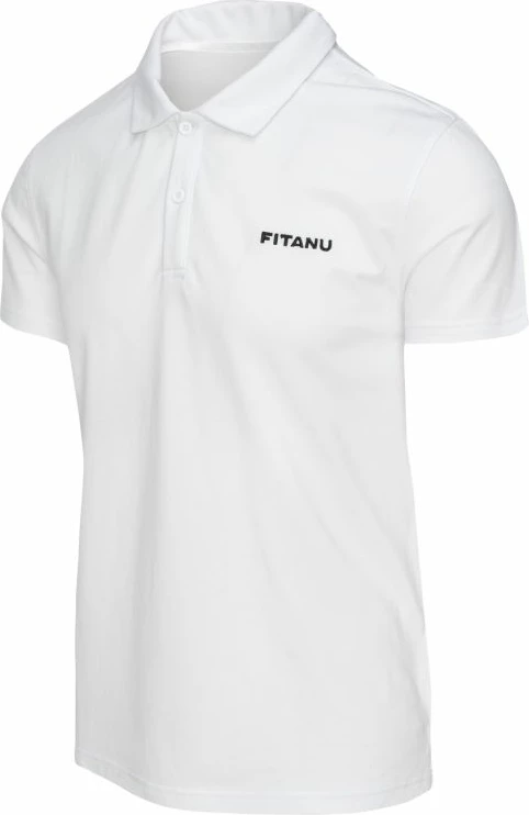 Majica polo za moške Fitanu, bela