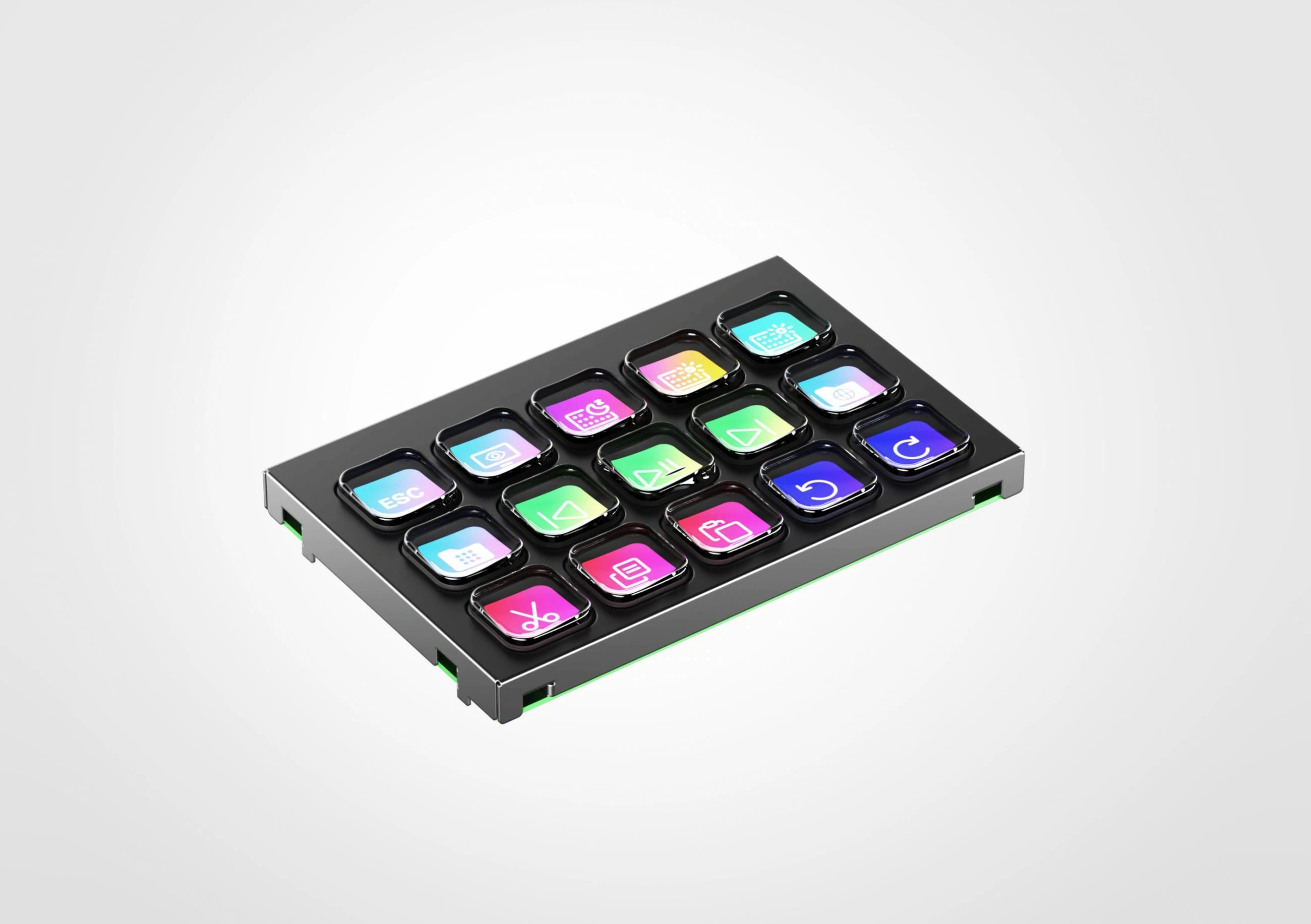 Kontroler z 15 osvetljenimi tipkami Elgato Stream Deck, 115 g, USB-C, črn