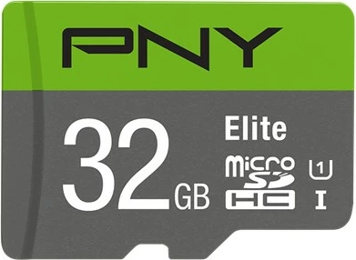 Kartica pomnilnika 32GB microSDHC Class 10 U1, zelena/siva PNY Elite