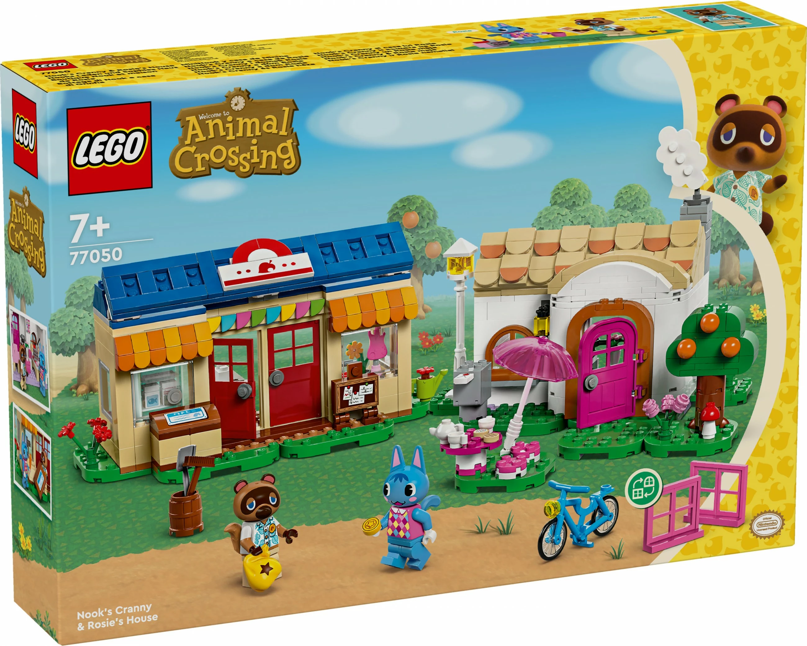 Set gradnje Animal Crossing LEGO 77050, 535 delov, večbarven