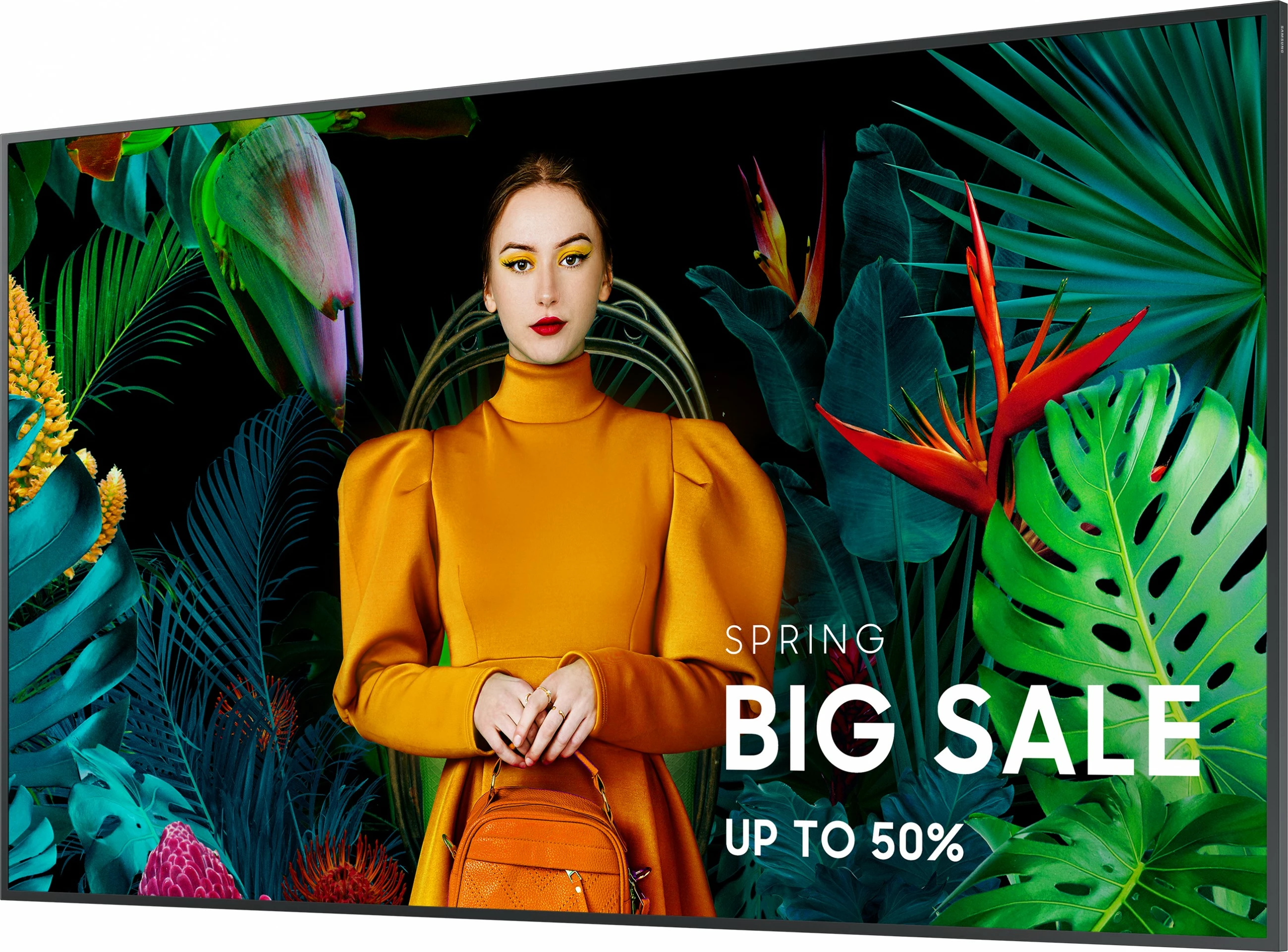Digitalni panel Samsung QH55C, 55", LCD, 3840 x 2160, Wi‑Fi, 24/7, črn