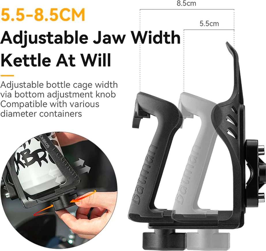 Držalo za steklenico za krmilo kolesa Rockbros 31210008002, črno