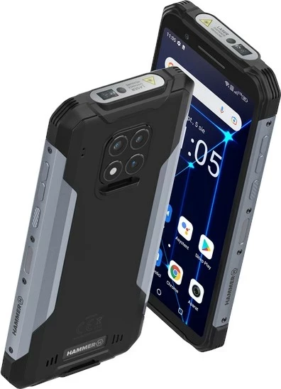 Robusten pametni telefon myPhone Hammer Construction eSIM, 6/128GB, črn