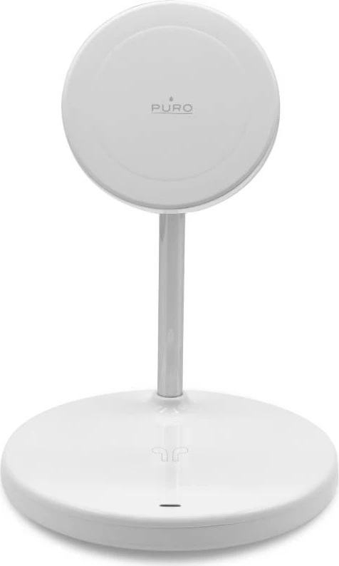 Brezžični polnilec 3-v-1 Mag Station Puro MagSafe, 15 W, bel