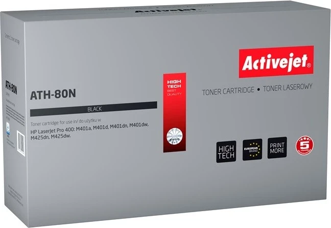 Zamenjalni toner črn Activejet ATH-80N za tiskalnike HP