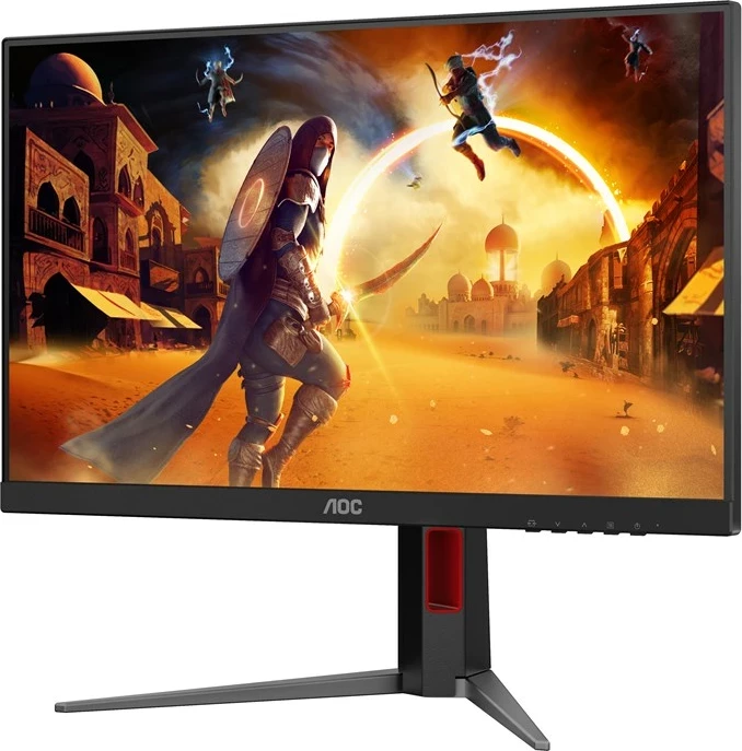 Gaming monitor 23,8" Full HD LED, črn z rdečimi AOC 24G4HA