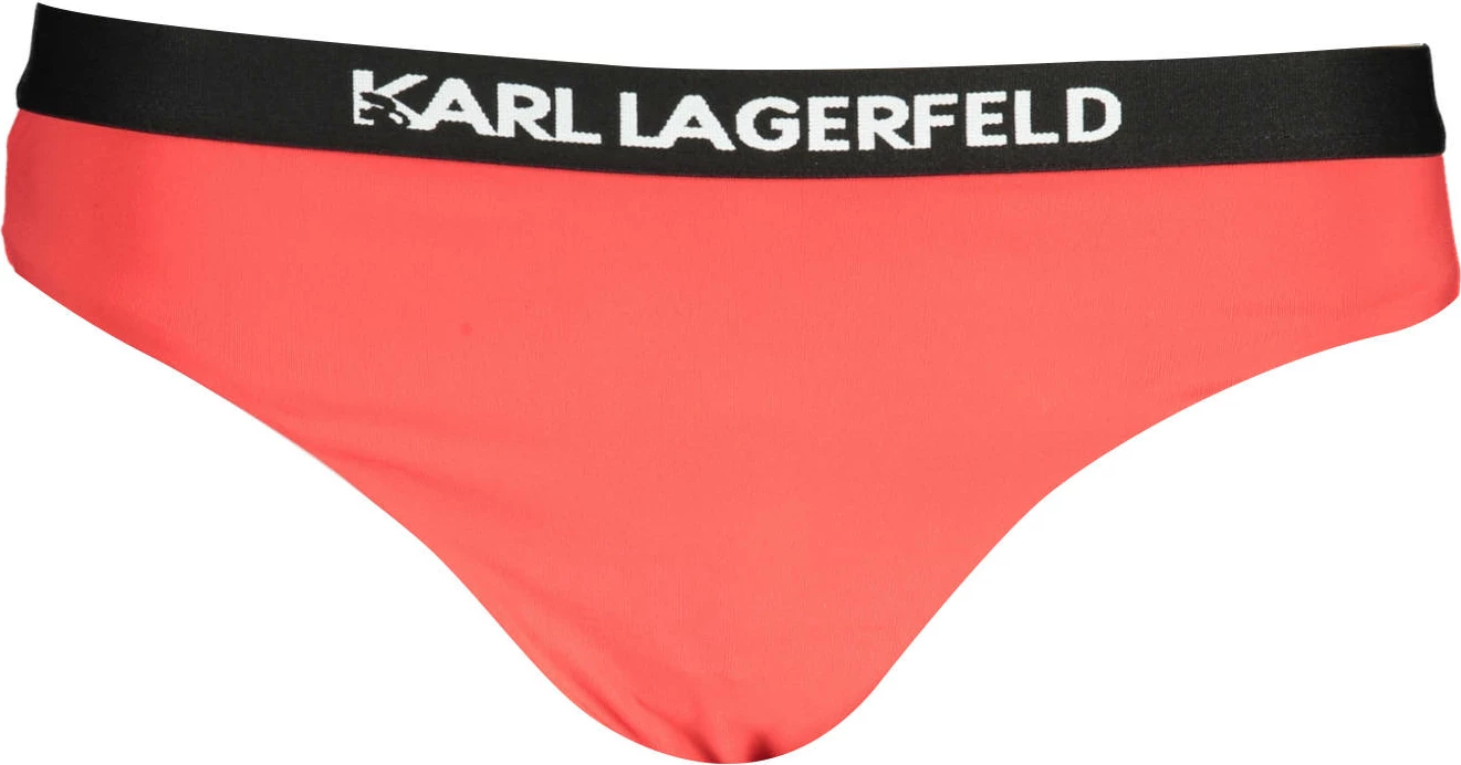 Kopalke KARL LAGERFELD BEACHWEAR, ženske, rdeče