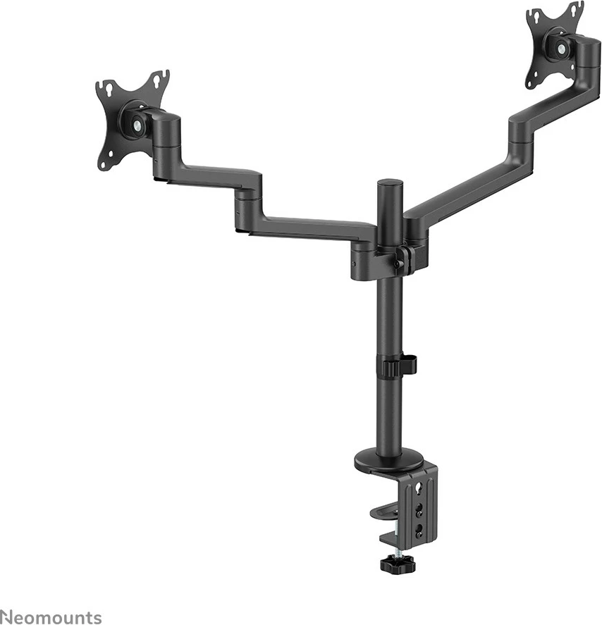 Namizni nosilec za dva zaslona 17–27", Newstar DS60-425BL2, črn
