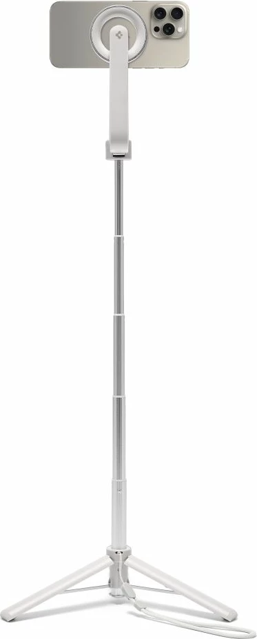 Selfie palica s trinožnikom, MagSafe, Bluetooth, bež, Spigen S571W